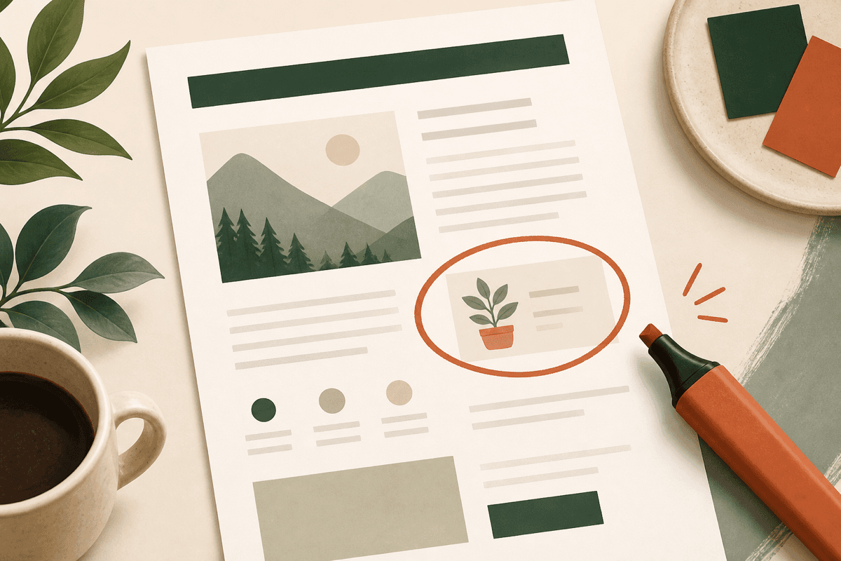 Public webpage printout with one circled detail